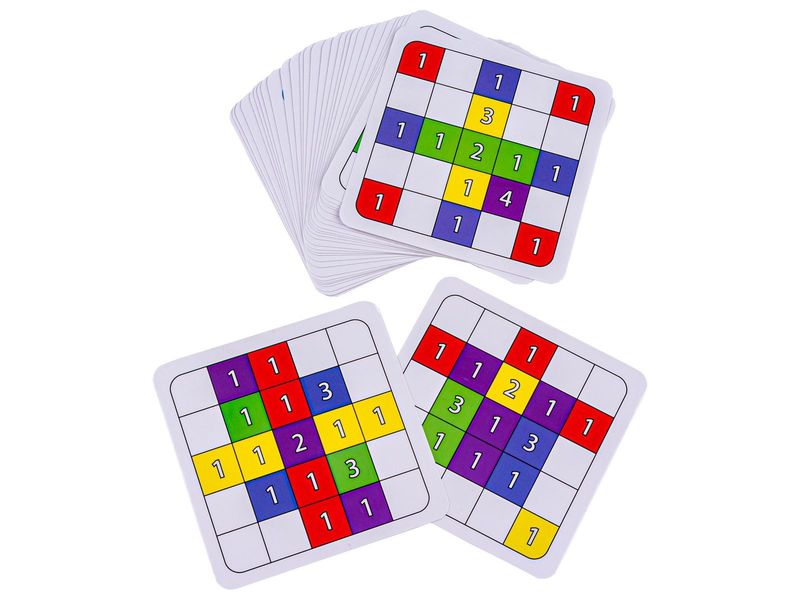 Logiczna Gra Na Refleks Klocki Karty Fiszki Two Player Game DWÓCH GRACZY zdjęcie 6