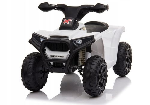 Bemi Pojazd Motorek Quad na Akumulator Silnik 35W 6V Biały na Arena.pl