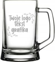 Kufel grawerowany reklama firmy ELEGANCKI komplet