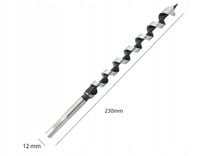 ZESTAW WIERTEŁ DO DREWNA 230mm WIERTŁO WIERTŁA 6el