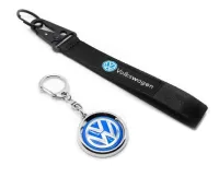 BRELOK + SMYCZ VW VOLKSWAGEN metalowy chrom