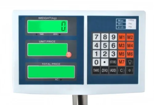 Waga Magazynowa Sklepowa Elektroniczna 100kg LCD na Arena.pl