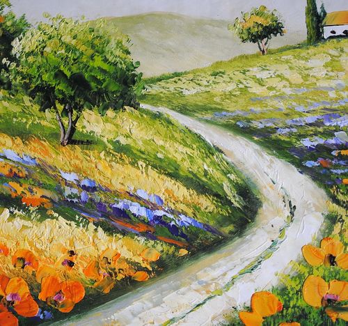 Pejzaż prowansalski (50x60cm) na Arena.pl