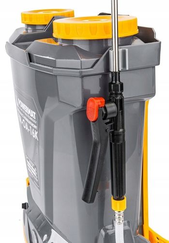 OPRYSKIWACZ AKUMULATOROWY LITOWO JONOWY ELEKTRYCZNY 16L PLECAKOWY 4 DYSZE na Arena.pl