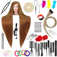 GŁÓWKA głowa treningowa fryzjerska do czesania 80