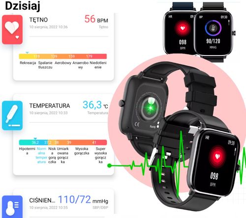 Smartwatch niktrade 9473 srebrny na Arena.pl