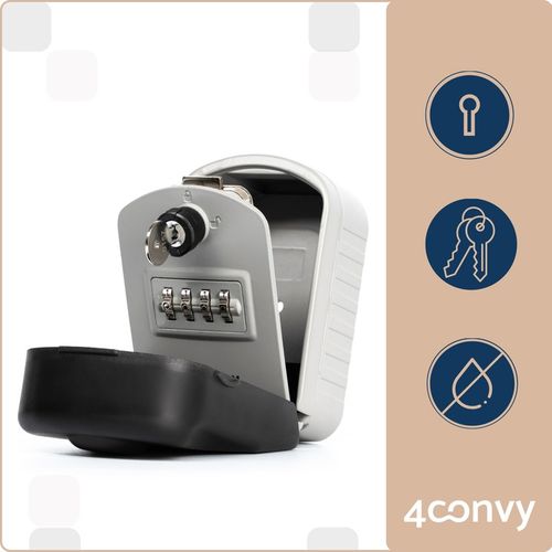 4CONVY sejf klucze zewnętrzny kasetka skrzynka na szyfr kod +KLUCZ AWARYJNY na Arena.pl