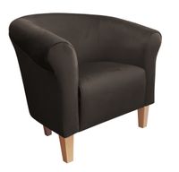 Fotel Milo nogi buk brąz MG05