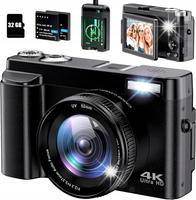 APARAT CYFROWY UHD 4K 48MP 16X ZOOM OPTYCZNY APARAT FOTOGRAFICZNY 32GB