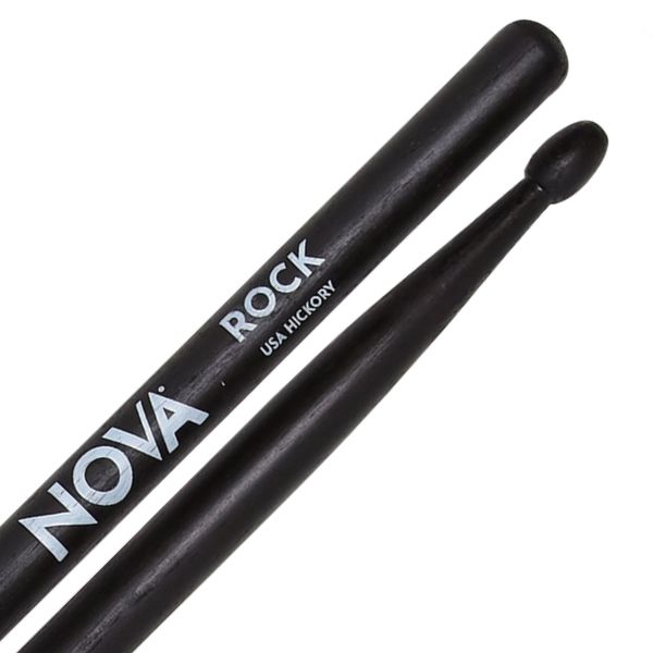 Pałki pałeczki perkusyjne Hikora Czarne Vic Firth Nova ROCK Black zdjęcie 1