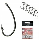 Zestaw Haczyków Haczyki FEEDER z oczkiem nr 12