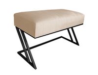 Ławka ZETA LOFT MG06 pufa podnóżek metal