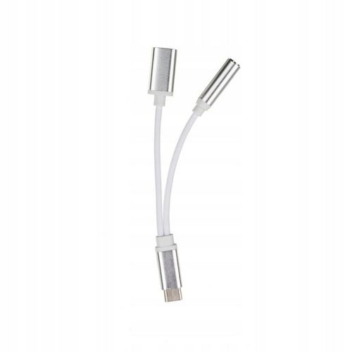 Adapter HF audio+ ładowanie Typ C - Jack 3,5mm na Arena.pl