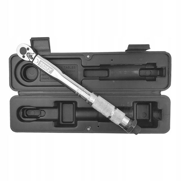 Klucz Dynamometryczny z Blokadą Blokada 5-25 Nm 1/4" Dwukierunkowy z Etui zdjęcie 7