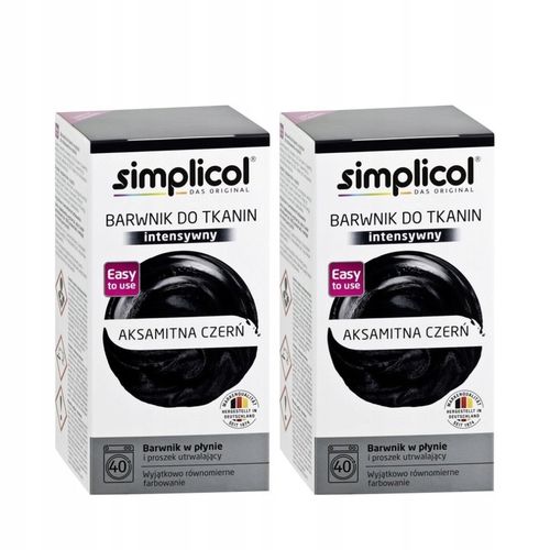 SIMPLICOL BARWNIK DO TKANIN 559G AKSAMITNA CZERŃ na Arena.pl