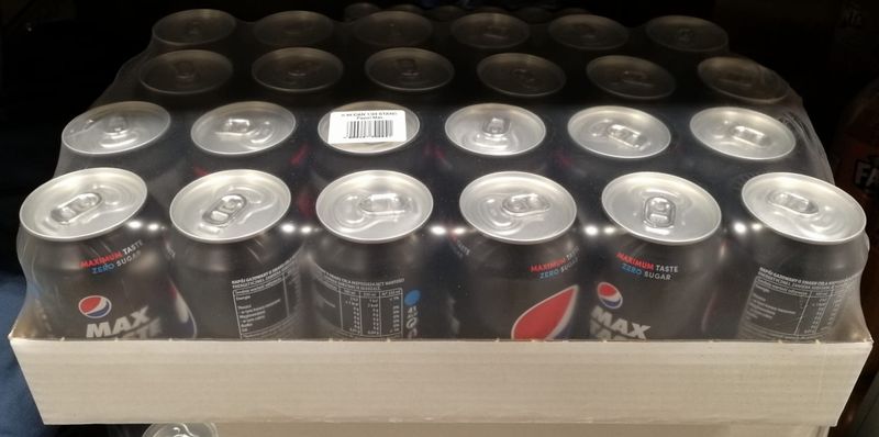 Pepsi MAX 330ml Puszka - karton zdjęcie 1