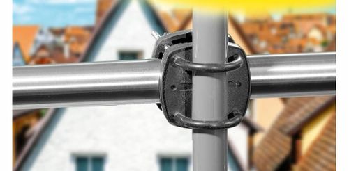 UCHWYT NA PARASOL BALKONOWY NA BALKON DO BARIERKI METAL DUŻY REGULOWANY XXL na Arena.pl