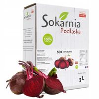 SOK Z BURAKA 3L 100% Tłoczony Źródło Antyoksydantów Niepowtarzalny Smak