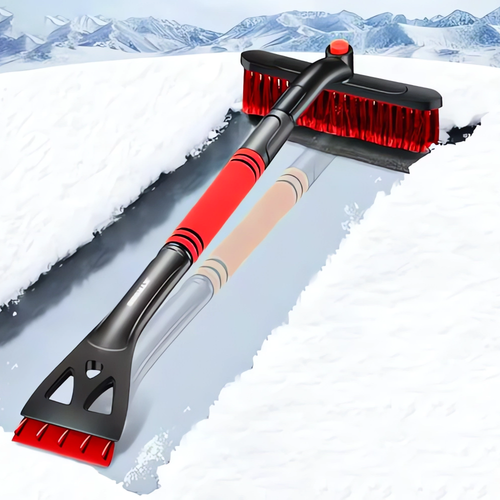 Szczotka Skrobaczka Teleskopowa Do Szyb Lodu Szronu Odśnieżania 95cm Długa na Arena.pl