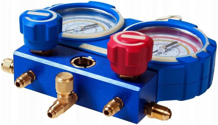 ZESTAW MANOMETRÓW DO KLIMATYZACJI Value R-32/R-410A/R-407C/R-134A + WALIZKA zdjęcie 2