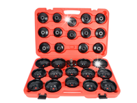 KLUCZE NASADOWE DO FILTRÓW OLEJU NASADKI ZESTAW 30 KLUCZ 65-120mm S10491