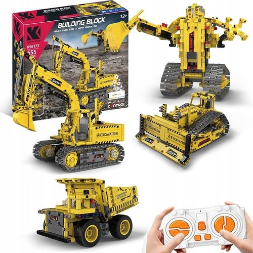 PROGRAMOWALNY ROBOT DUŻY ZESTAW KONSTRUKCYJNY APP I PILOT KONTROLA 555EL na Arena.pl