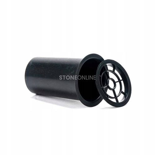 Nowoczesny WAZON z czarnego GRANITU WCUBE15 na cmentarz StoneOnline na Arena.pl