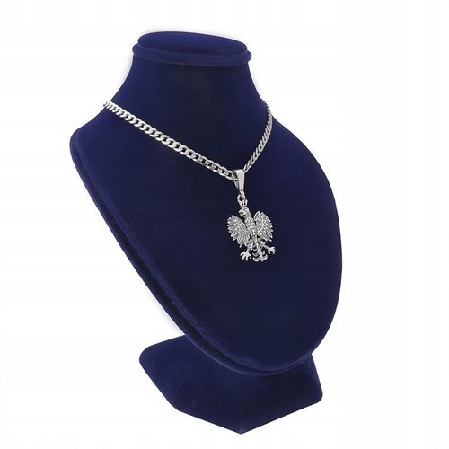 Zawieszka Srebrna pr. 925 Wisiorek ORZEŁ w Koronie Godło Polski (Mały) na Arena.pl