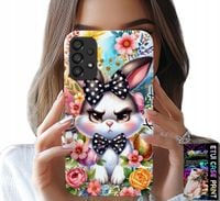 ETUI DO SAMSUNG GALAXY A53 5G - KRÓLIK WIELKANOCNY, ZAJĄC, JAJKA + SZKŁO