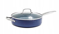 Blue Diamond Classic patelnia 28cm z pokrywką nieprzywierająca ceramiczna