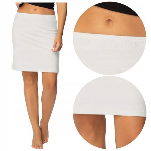 PÓŁHALKA Pod Spódnicę Sukienkę Biała POLSKI PRODUKT r. XL na Arena.pl