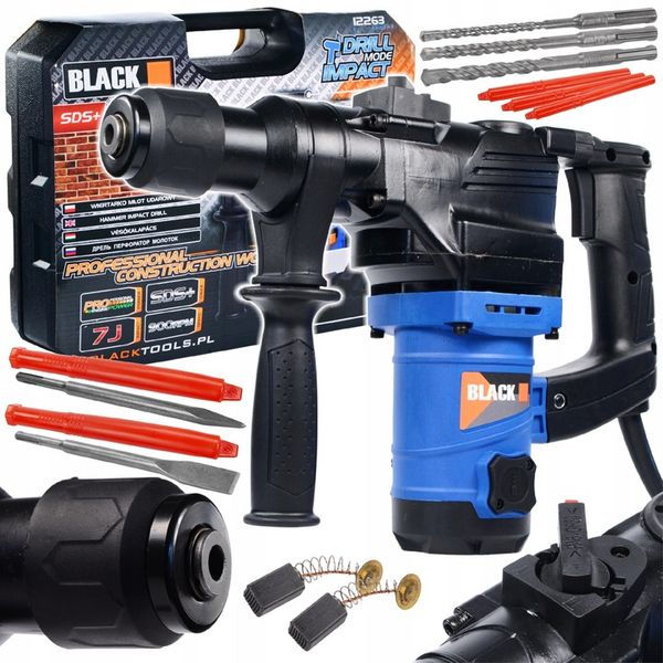 MŁOTOWIERTARKA WIERTARKA MŁOT UDAROWY SDS+ 1450W BLACKTOOLS zdjęcie 1