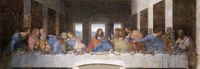Plakat 95x33cm Ostatnia Wieczerza, Da Vinci Vintage do Salonu