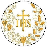 Opłatek na tort Tort Pierwsza Komunia Święta Komunijny Biblia Hostia Tekst