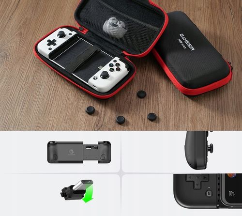 Kontroler mobilny GameSir X2 Pro Biały, wejście USB-C z uchwytem na telefon na Arena.pl