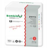 Pieluchomajtki Bambiboo Cottonwear 5 JUNIOR 12-17KG 20SZT. PANTSY