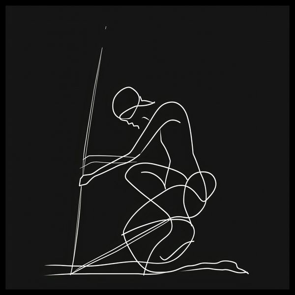 Plakat 50x50cm Linia zdjęcie 2
