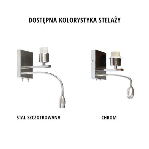 Oprawa ścienna z abażurem BOSTON GOLD na Arena.pl