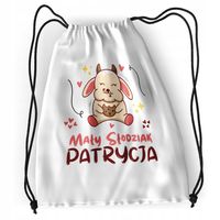 Plecak Sportowy Szkolny Dla Patrycji Córki Dziecka Z Nadrukiem Ze Zdjęciem