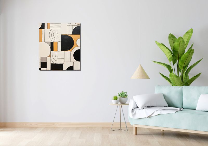 Obraz 60x70cm Kolaż Kontrastów zdjęcie 2