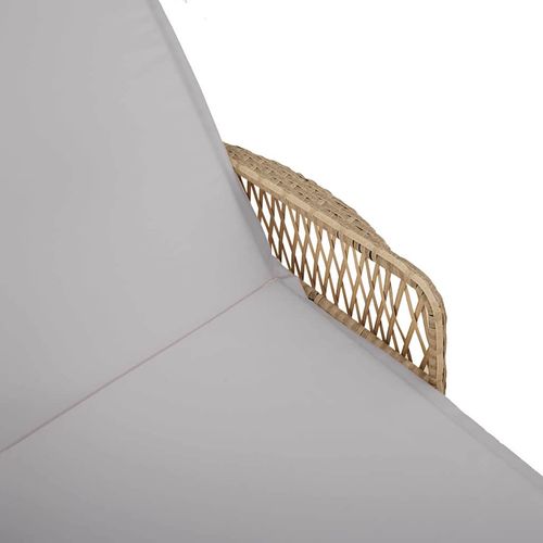 Leżak z poduszką 2-osoba 2 pcs Beżowy 35 x 35 x 32cm polirattan na Arena.pl