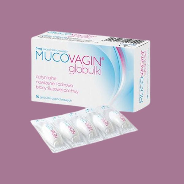 MUCOVAGIN Globulki dopochwowe 10 szt zdjęcie 2