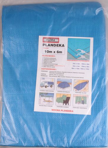 Plandeka Niebieska 6x10 70g/m2 na Arena.pl