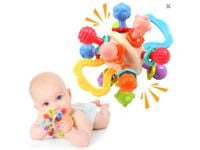 DLA DZIECI KULKA SENSORYCZNA Z GRZECHOTKĄ