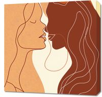 Obraz 60x60cm Zmysłowość Syntez