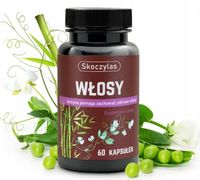 SKOCZYLAS WŁOSY Skóra BIOTYNA BAMBUS KRZEM Kwas pantotenowy 60 kaps