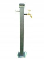 Kran słupek ogrodowy wolnostojący Led YaPko Antyczne Srebro mosiężny 3/4