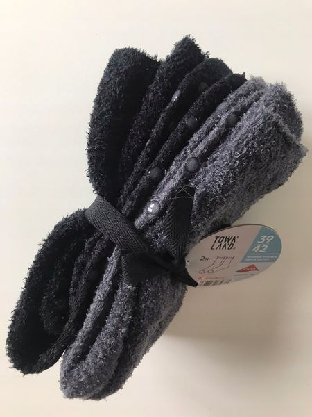 Ciepłe skarpety bukla 2p. puszyste do spania 39-42 zdjęcie 2