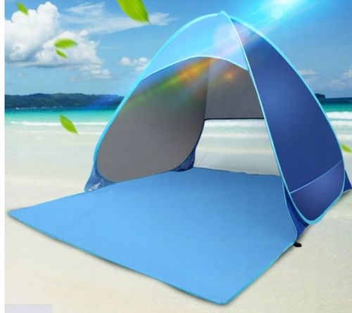 NAMIOT PLAŻOWY SAMOROZKŁADAJĄCY KEMPINGOWY WODOODPORNY OCHRONA SŁONECZNA na Arena.pl