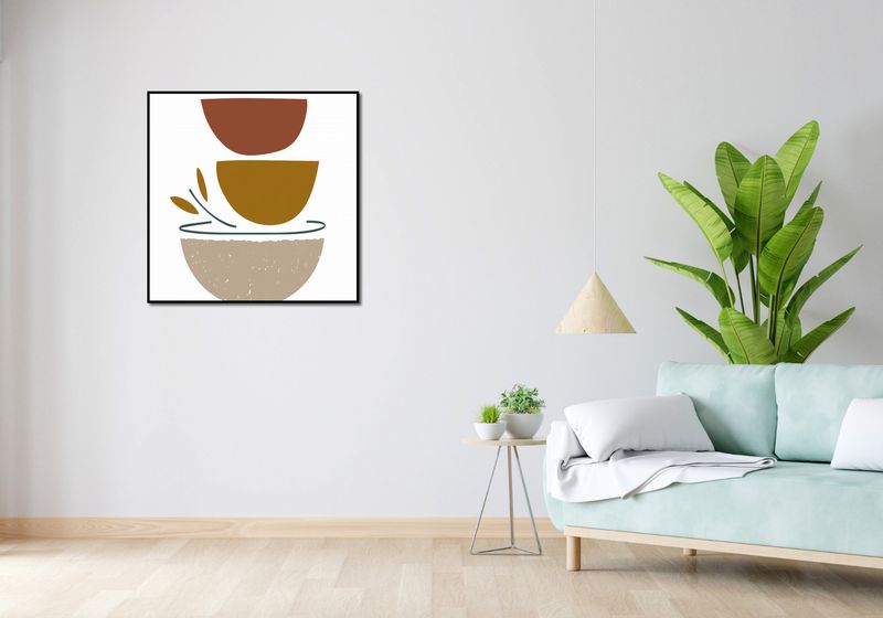 Plakat 80x80cm Spójna Forma zdjęcie 4